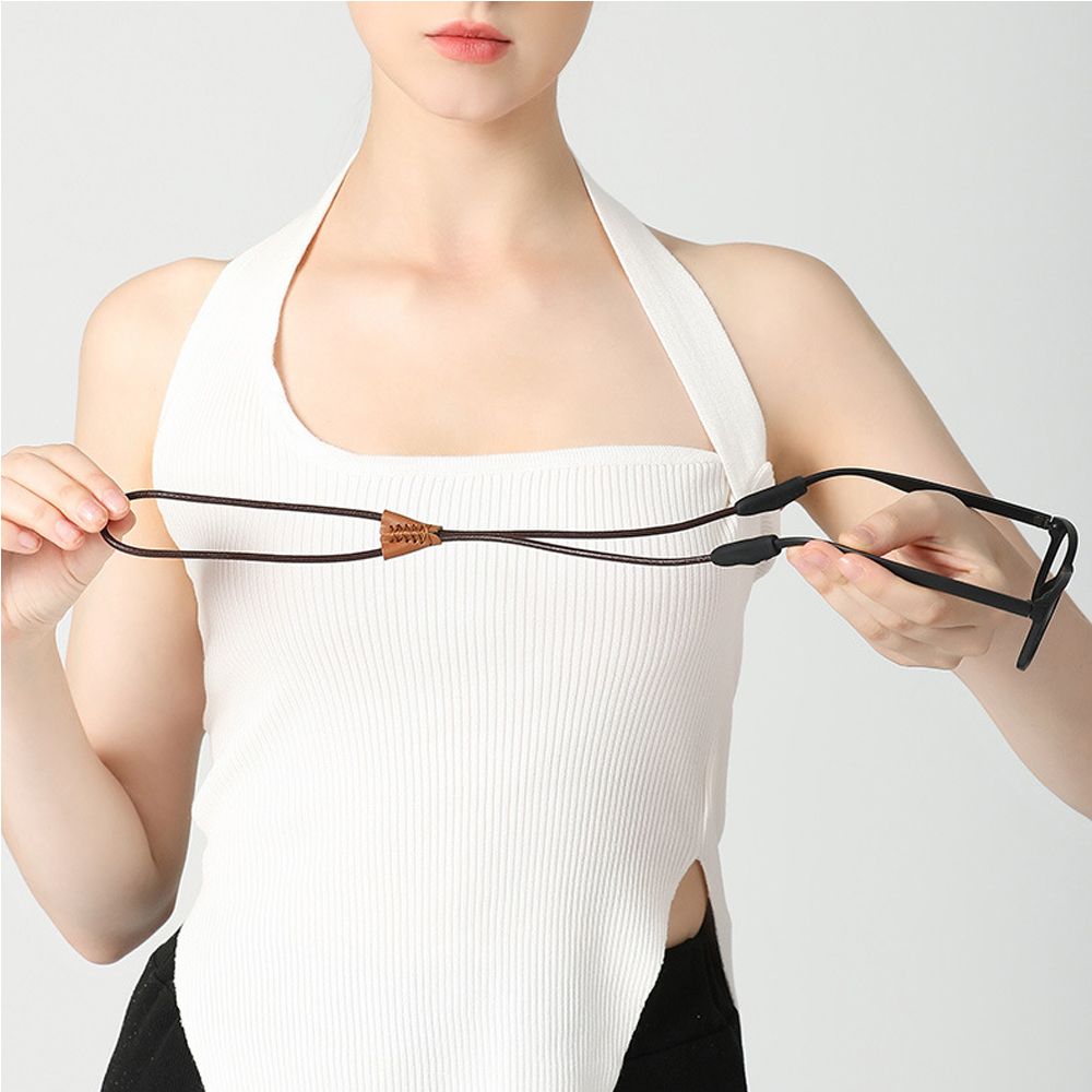 Sunglass Retainer Cord - 가죽 목걸이형 안경줄 분실방지 안경끈 안경