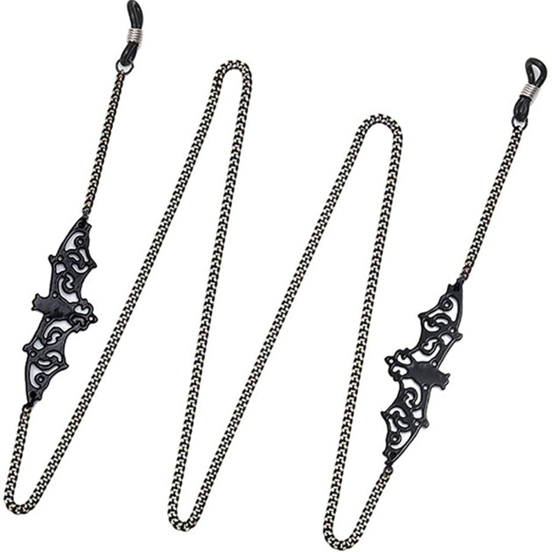 Sunglass Retainer Cord - 1-10PCS 고딕 박쥐 안경 체인 선글라스
