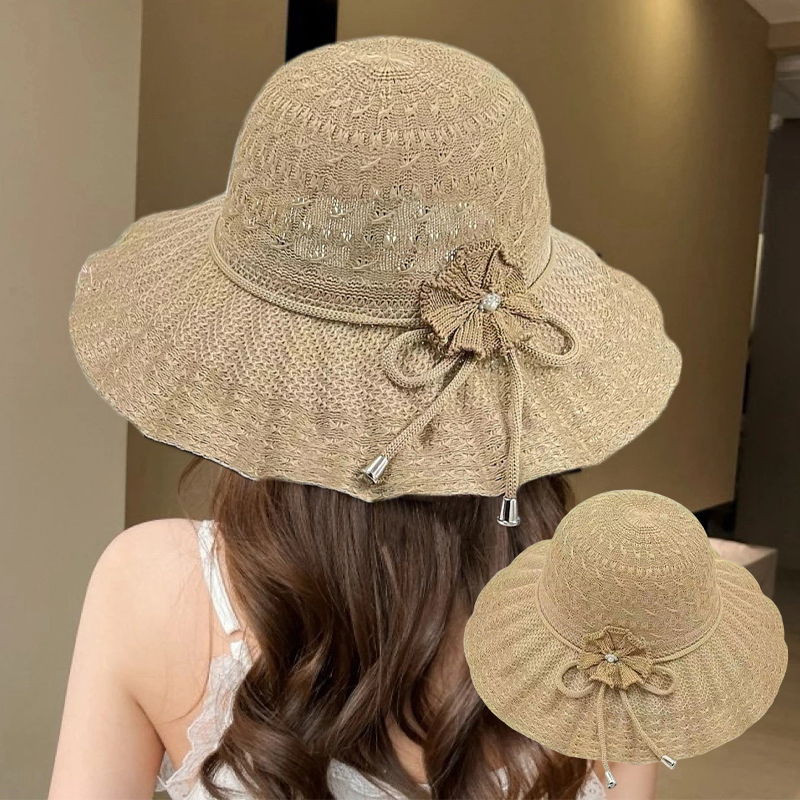 버킷햇 여름 햇빛 가리개 넓은 챙 자외선 차단 밀짚모자 - Bucket Hat Straw 리뷰 및 가격