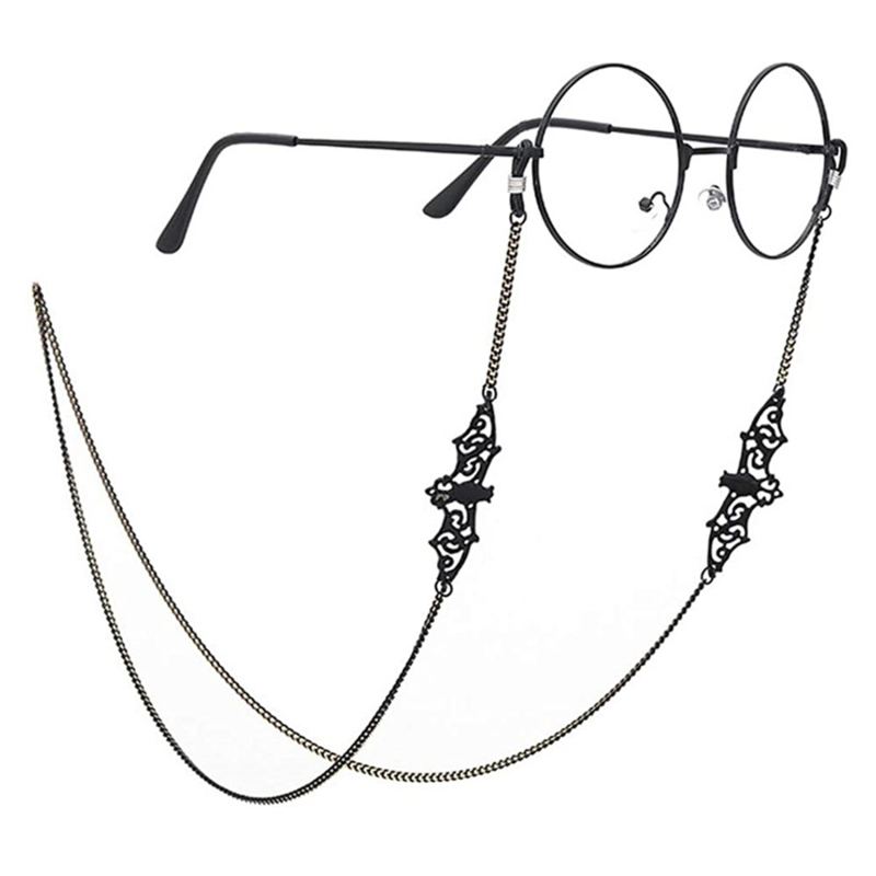 1-10PCS 고딕 박쥐 안경 체인 선글라스 장식 안경 - Sunglass Retainer Cord 리뷰 및 가격