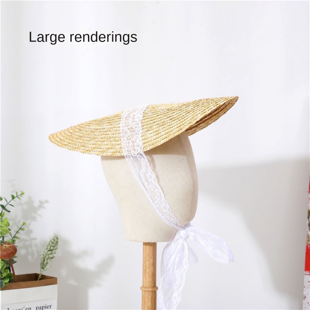 프랑스 스타일 로리타 밀짚모자 빅토리아풍 보닛 수제 비 - Bucket Hat Straw 리뷰 및 가격